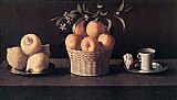 Still life with Oranges by Francisco de Zurbaran